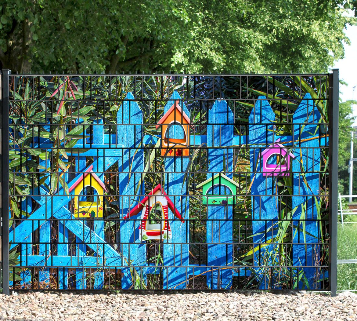 PES Streifen Vogelhäuser