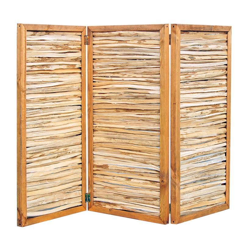 Haselnuss-Paravent 3-teilig, 120 x 180cm Haselnuss-Paravent 3-teilig, 120 x 180cm
