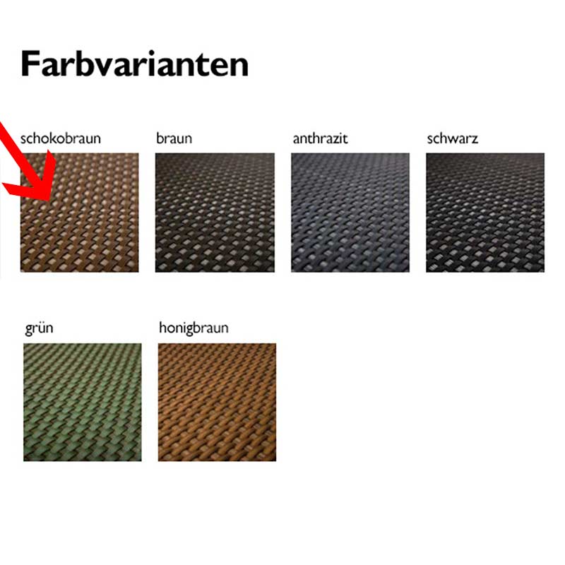 Schokobraune Rattan Pool Verkleidungen nach Wunsch Maß 