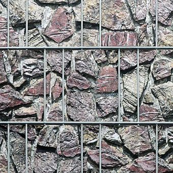 Sichtschutzstreifen Motiv Naturstein