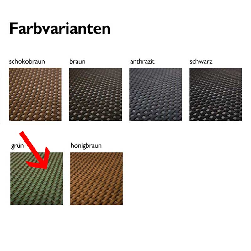 Rattan Pool Umrandungen gruen auf Maß Zugeschnitten