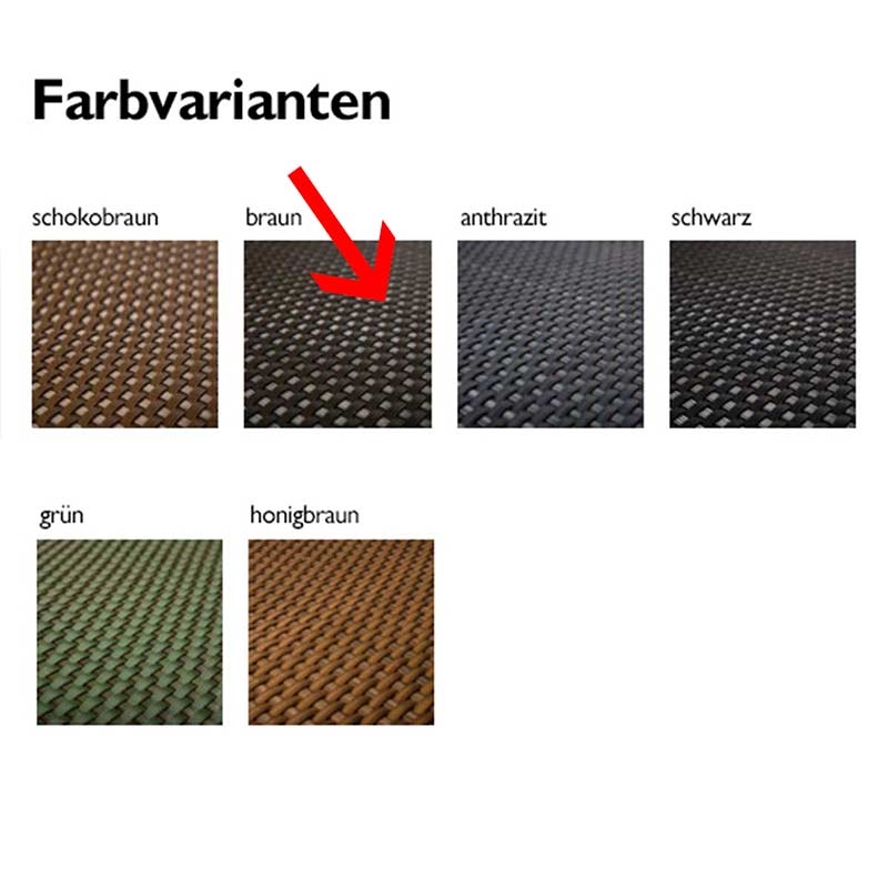 Braune Rattanmatten Pool -Verkleidung  in Wuschgroessen