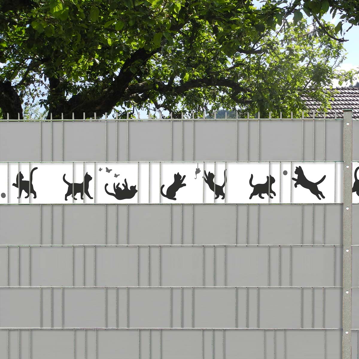 Tier Sichtschutzstreifen | Playing Cats 