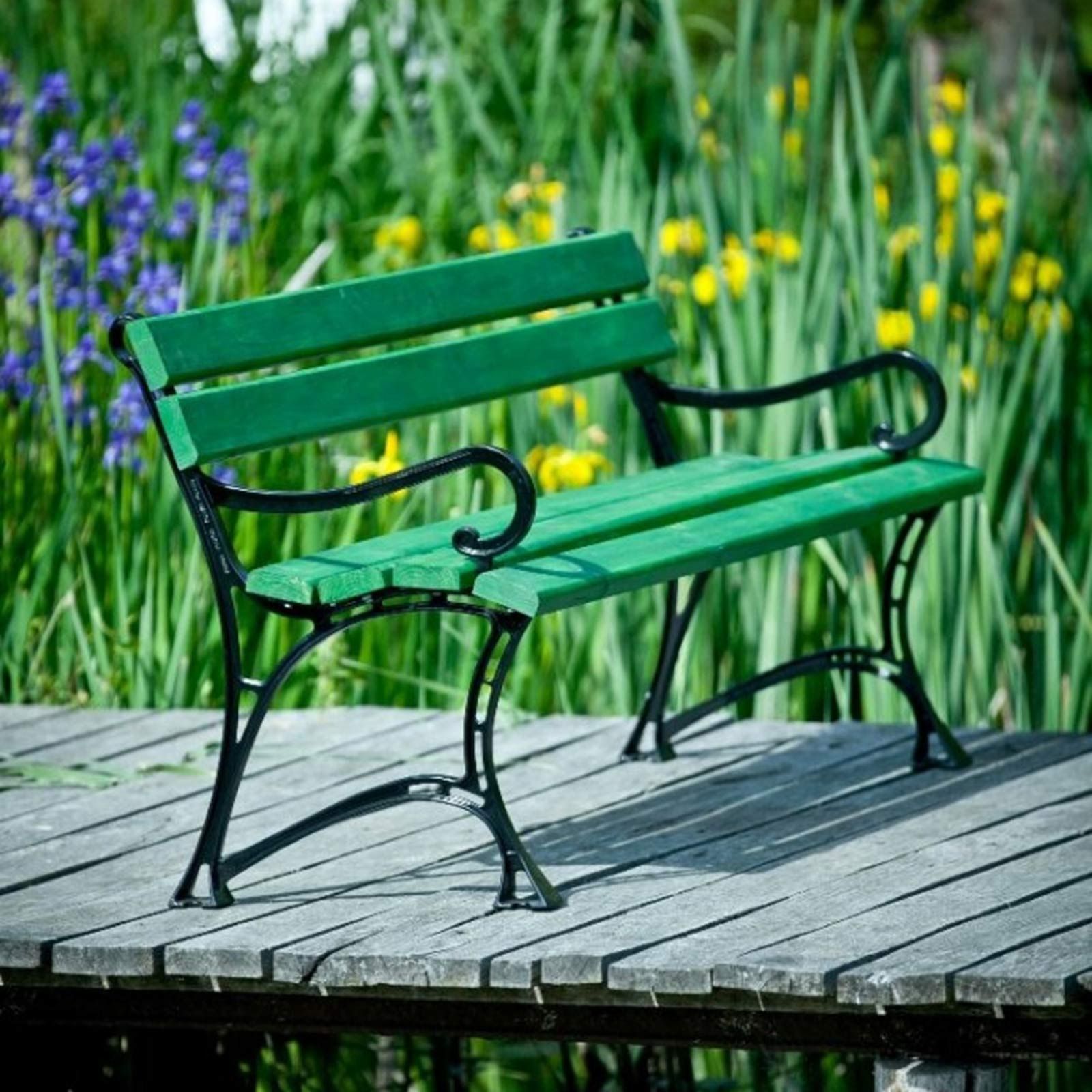 Gartenbank-grün-150 cm-ja Gartenbank-grün-150 cm-ja