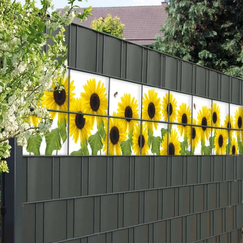 Sichtschutzstreifen - Sonnenblumen