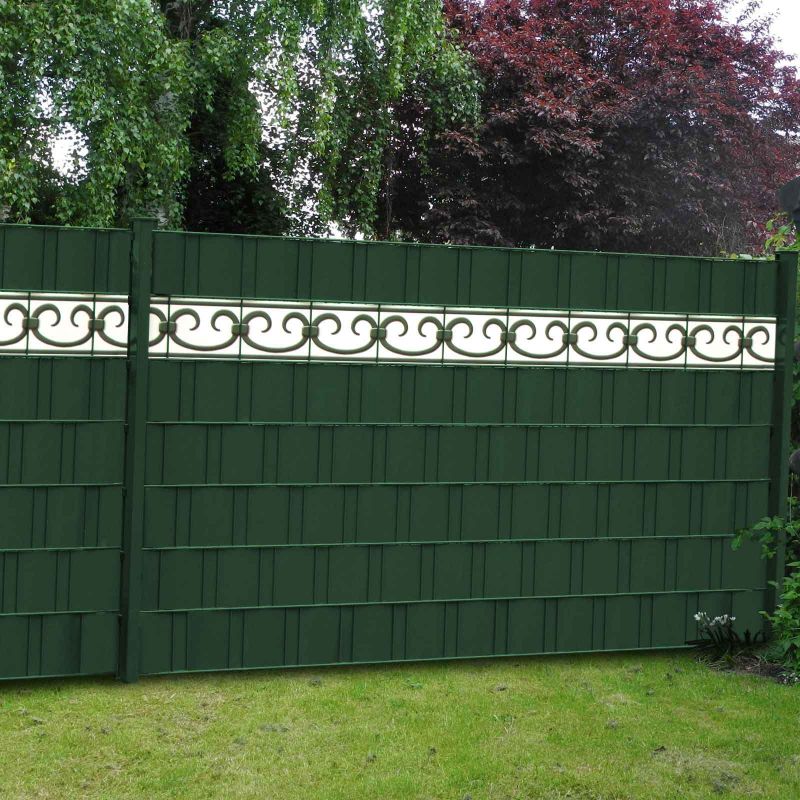 Sichtschutzstreifen Mtec Profiline ® weichPVC moosgrün