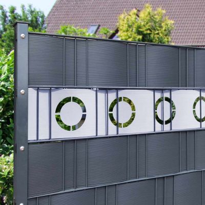 Dekor Hart-PVC Sichtschutzstreifen | Motiv Berlin Dekor Hart-PVC Sichtschutzstreifen | Motiv Berlin
