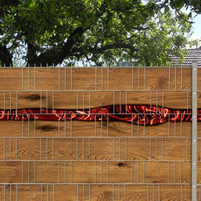 PVC Sichtschutzstreifen - Epoxidharz rot PVC Sichtschutzstreifen - Epoxidharz rot