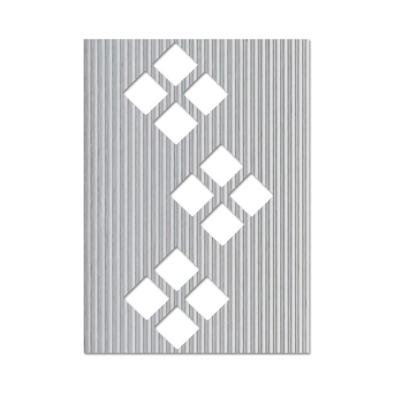 Dekor Hart-PVC Sichtschutzstreifen | Motiv Karo-Tape Dekor Hart-PVC Sichtschutzstreifen | Motiv Karo-Tape