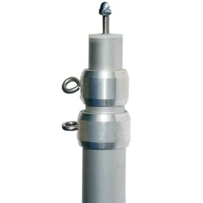 Aluminium Teleskopmast 280 cm dreiteilig Aluminium Teleskopmast 280 cm dreiteilig